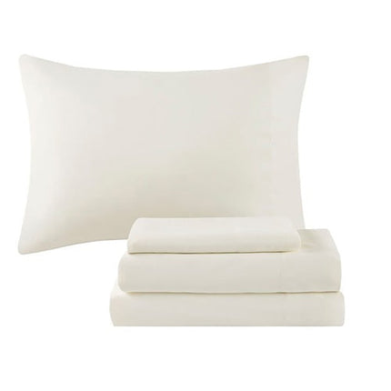 12 Piece Comforter Set With Cotton Bed Sheets Blue Cal King