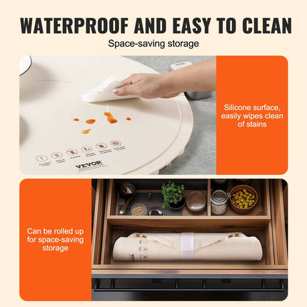 Electric Warming Tray Rollable Food Warming Mat W/ Temp Control For