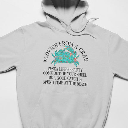 Advice From A Crab Hoodie