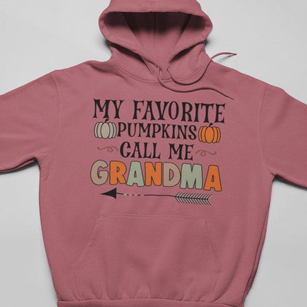 My Favorite Pumpkins Call Me Grandma Hoodie