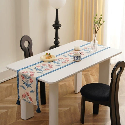 French Style Floral Table Runner