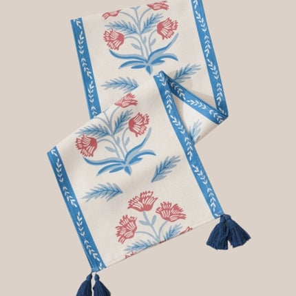French Style Floral Table Runner