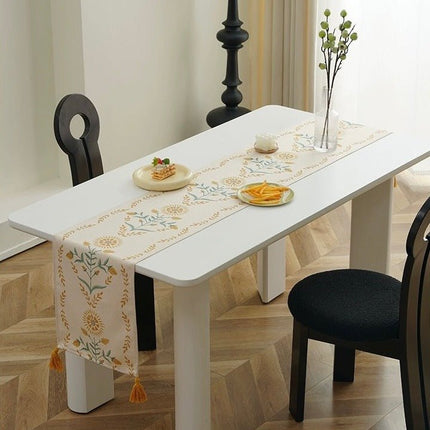 French Style Floral Table Runner