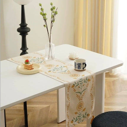 French Style Floral Table Runner