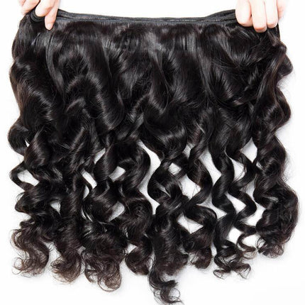 BeuMax 10A Grade 3/4 Loose Wave  Bundles with 4x4 Closure Brazilian