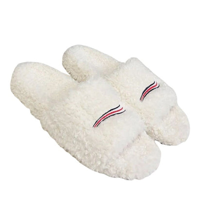 Designer Fuzzy Slides for Indoor & Outdoor  - Cute Soft Slippers