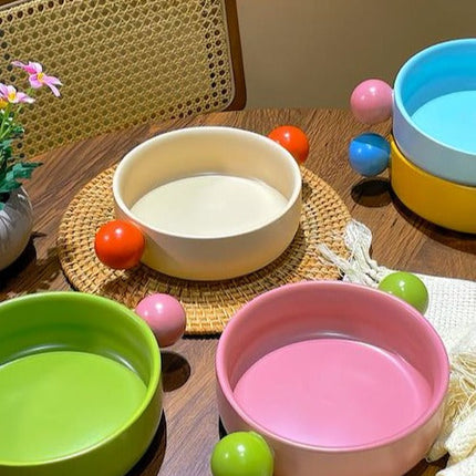 Gelato Pasta Bowl - Cute Dopamine Whimsical Ceramic Dinnerware