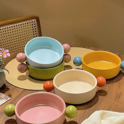 Gelato Pasta Bowl - Cute Dopamine Whimsical Ceramic Dinnerware