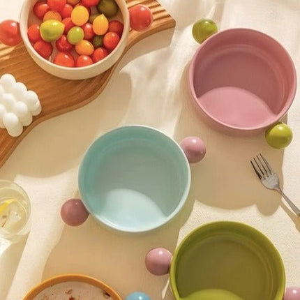 Gelato Pasta Bowl - Cute Dopamine Whimsical Ceramic Dinnerware