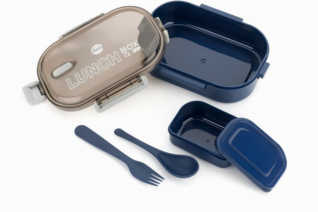 Compact Multi-Compartment Lunch Box Set – Leakproof & Portable