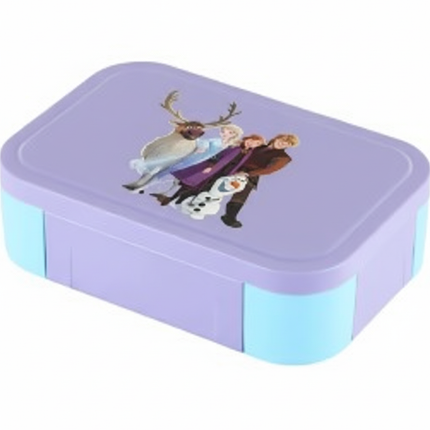 Frozen Kids Lunchbox – Purple Lid, Light Blue Clasps