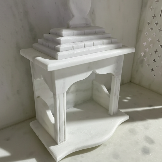 Mini Marble Temple for Home Décor & Puja