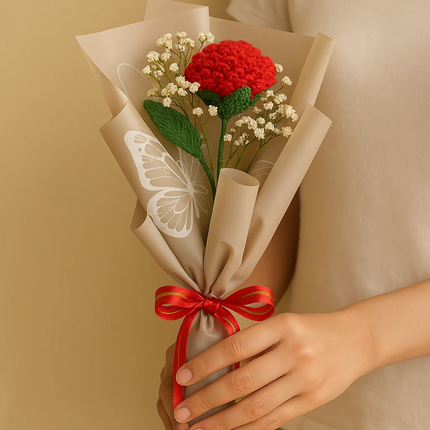 Crochet Rose Bouquet