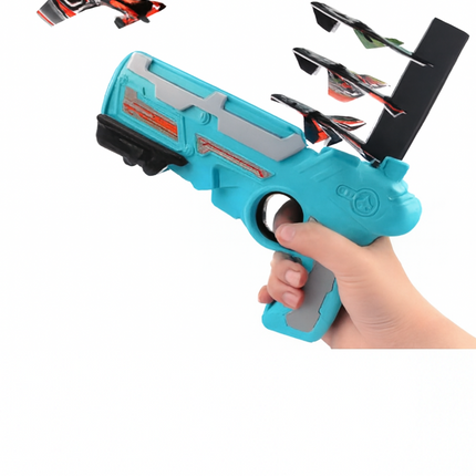 Foam Plane Launcher Gun Toy – 4 Pack