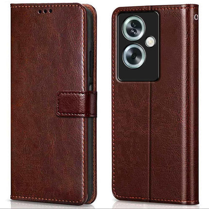 A79 5G Smartphone Case – Brown Leather