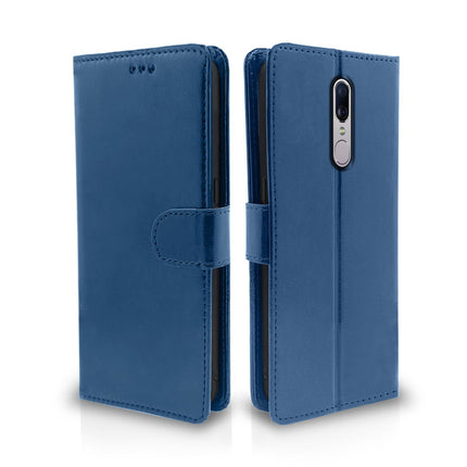 F11 Blue Flip Leather Case