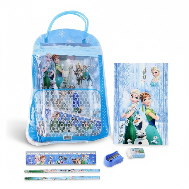 Frozen Kids Stationery Set with Backpack – 6 Pcs