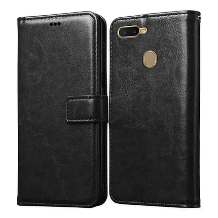 A5S Wallet Case – Black Brown