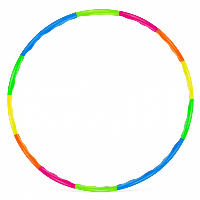 Colorful Interlocking Fitness Hula Hoop