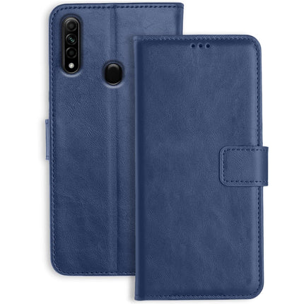A31 Blue Leather Wallet Phone Case