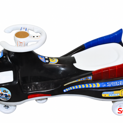 Swadesi Kids Turbo Ride-On Car – Black