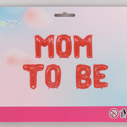 MOM Balloon Hoop Decor – Peach & White