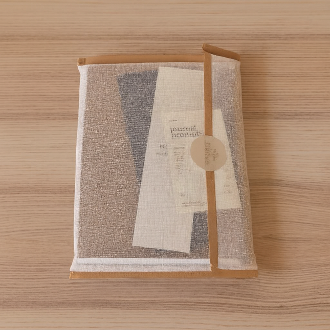 Minimalist Fabric Journal with Elastic Closure