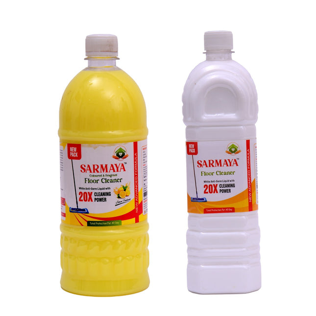 LEMON FLOOR CLEANER 1LTR & WHITE FLOOR CLEANER 1LTR
