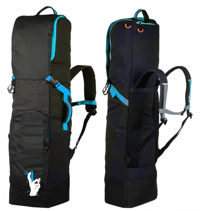 Anime Padded Nylon Cricket Kit Bag Black