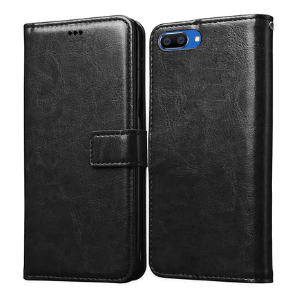 A3S Black Textured Leather Case