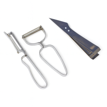 3-Piece Stainless Steel Peeler & Tweezer Set
