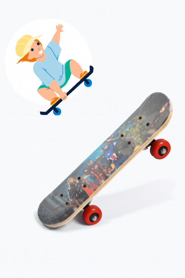 Marvel Superhero Skateboard – Red Wheels