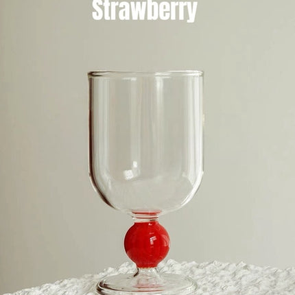 Gumballs Wine Glass - Eclectic Whimsical Coloured Cocktail Glasses