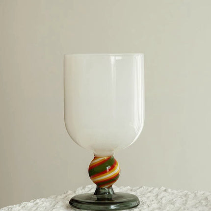 Gumballs Wine Glass - Eclectic Whimsical Coloured Cocktail Glasses