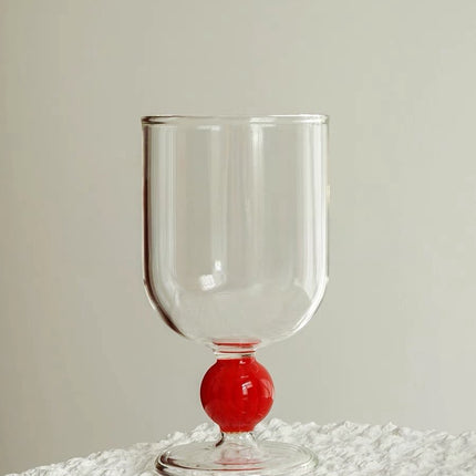 Gumballs Wine Glass - Eclectic Whimsical Coloured Cocktail Glasses