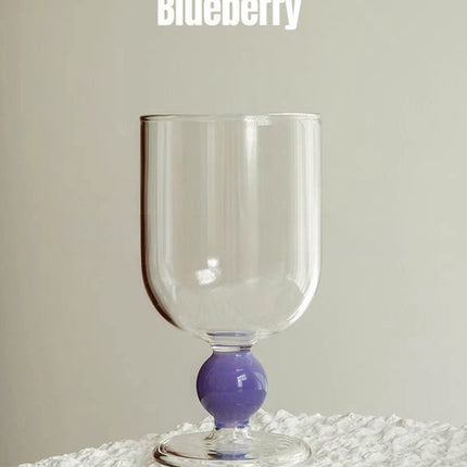 Gumballs Wine Glass Set - Eclectic Whimsical Coloured Cocktail Glasses