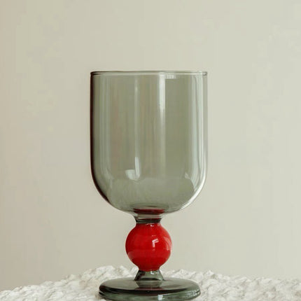 Gumballs Wine Glass - Eclectic Whimsical Coloured Cocktail Glasses