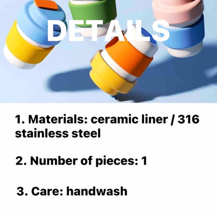 Gummies Thermos, Whimsical Dopamine Vacuum Insulated Tumbler Coffee