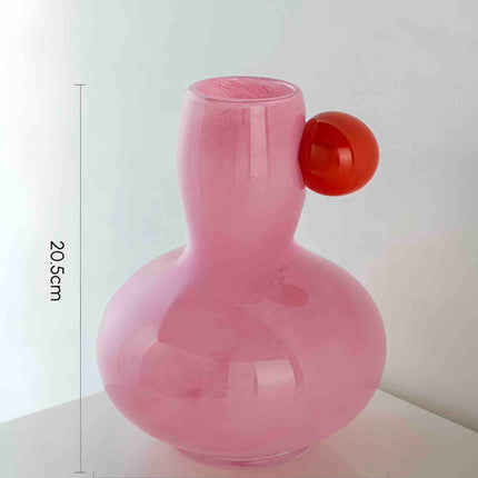 Jelly Bean Bud Vase - Whimsical Dopamine Centerpiece Vase for Gorgeous