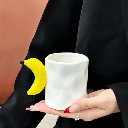 Handmade Cute Fruit Ceramic Coffee Mug, Whimsical Espresso Cups