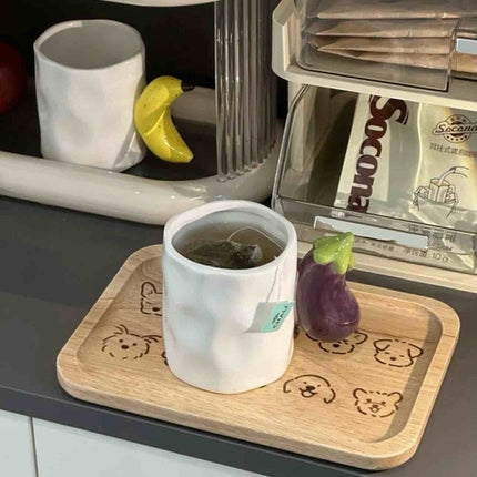 Handmade Cute Fruit Ceramic Coffee Mug, Whimsical Espresso Cups
