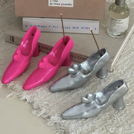 Handmade Funky Memphis Heels Incense Holder Set Of 2 Pcs