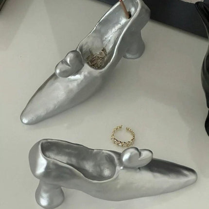 Handmade Funky Memphis Heels Incense Holder Set Of 2 Pcs