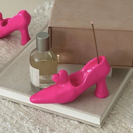 Handmade Funky Memphis Heels Incense Holder Set Of 2 Pcs