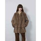 S（4-6） / Light Brown (Silver Blue Cross Dye)