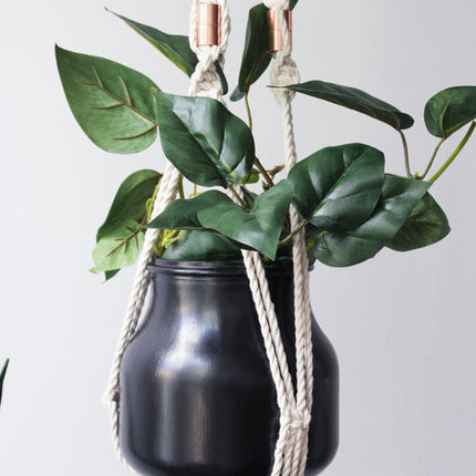 Macrame Plant Hanger, Hanging Planter, Cotton,