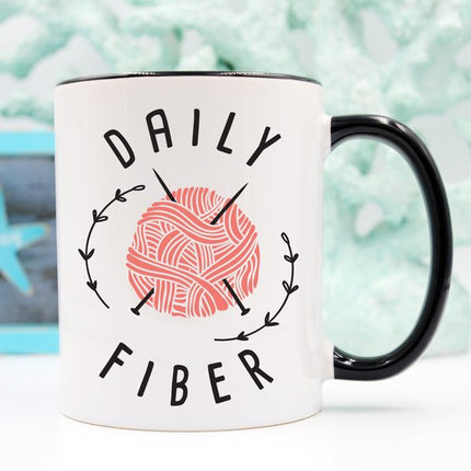 Daily Fiber Coffee Mug, Ceramic Coffee Mug, Gift