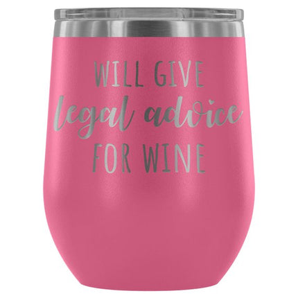 Lawyer Tumbler Will Give Legal Advice For Wine