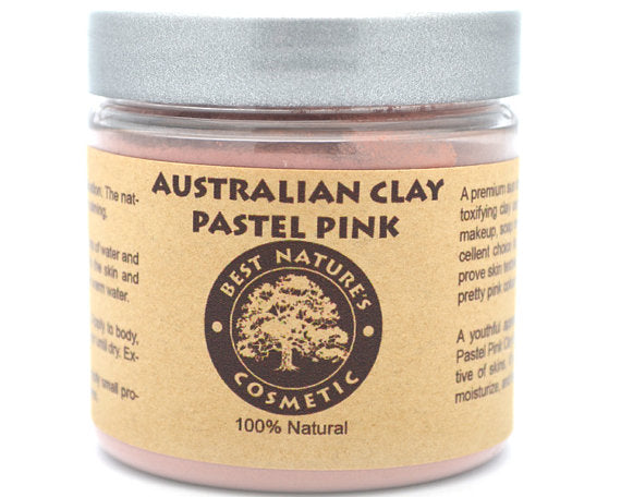 Australian Pastel Pink Clay for stressed, mature skin