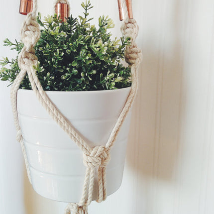 Macrame Plant Hanger, Hanging Planter